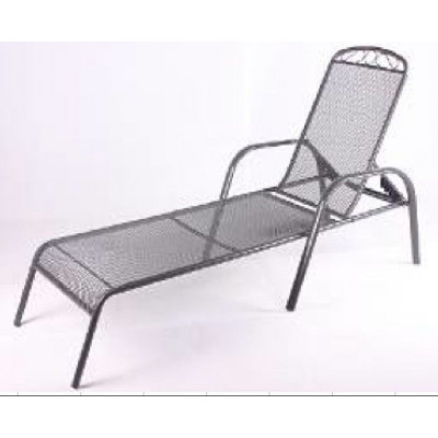 Záhradné kovové polohovateľné ležadlo ZWMC - 53
