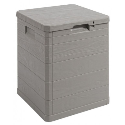 WOODYS záhradný plastový úložný box 90 L, svetlo šedá
