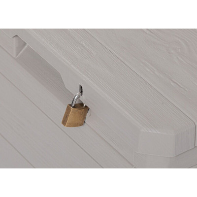 WOODYS záhradný plastový úložný box 90 L, svetlo šedá