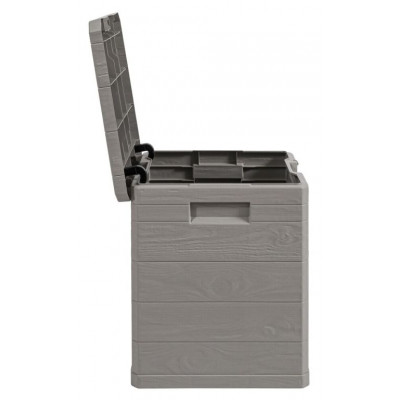 WOODYS záhradný plastový úložný box 90 L, svetlo šedá