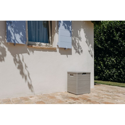 WOODYS záhradný plastový úložný box 90 L, svetlo šedá