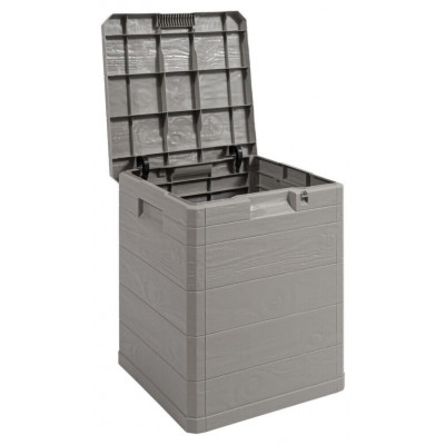 WOODYS záhradný plastový úložný box 90 L, svetlo šedá