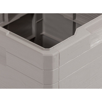 WOODYS záhradný plastový úložný box 90 L, svetlo šedá