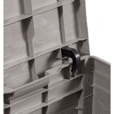 WOODYS záhradný plastový úložný box 90 L, svetlo šedá