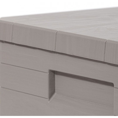 WOODYS záhradný plastový úložný box 90 L, svetlo šedá