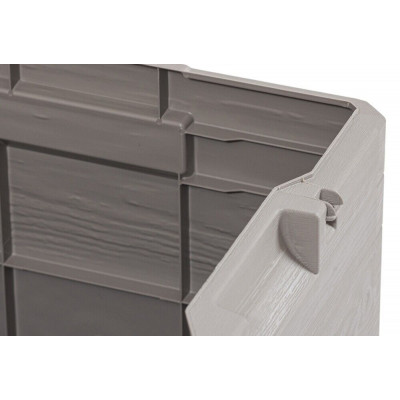 WOODYS záhradný plastový úložný box 90 L, svetlo šedá