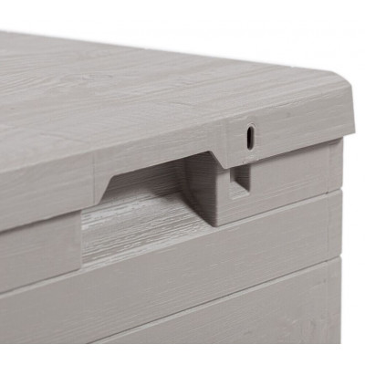 WOODYS záhradný plastový úložný box 90 L, svetlo šedá