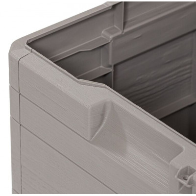 WOODYS záhradný plastový úložný box 90 L, svetlo šedá