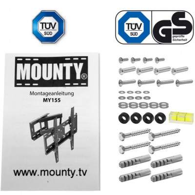 Nástenný držiak na TV – polohovateľný