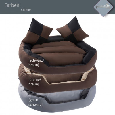 Petstuff pelech pre psa, čierno-hnedý, 75 x 80 x 20 cm