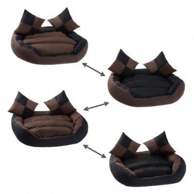 Petstuff pelech pre psa, čierno-hnedý, 110 x 80 x 23 cm