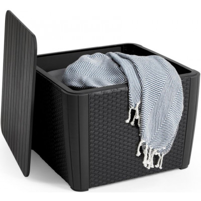 Allibert Stolík + box LUZON, grafit