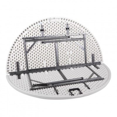 Skladací záhradný stôl - guľatý