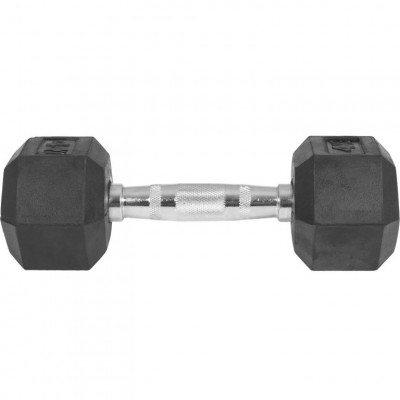 Gorilla Sports Šesťhranná pogumovaná činka, 4 kg