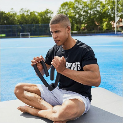 Gorilla Sports Podložka na jogu, 190 x 100 cm, sivá