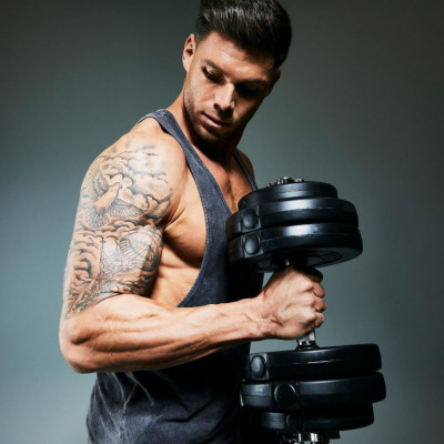 Gorilla Sports Sada činiek s plastovými kotúčmi, 30 kg