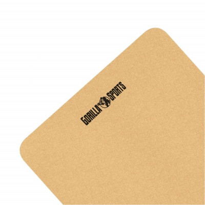 Gorilla Sports Podložka na jogu z korku 183 x 61 cm