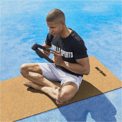 Gorilla Sports Podložka na jogu z korku 183 x 61 cm