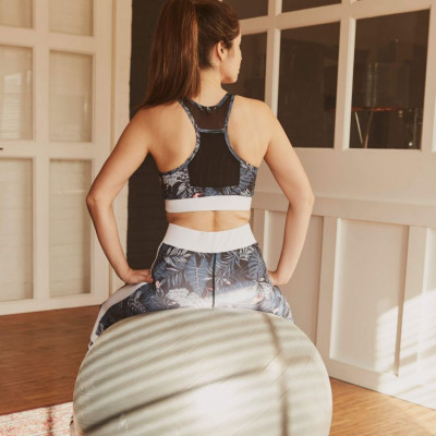 Gorilla Sports Gymnastická lopta, 55 cm, sivá