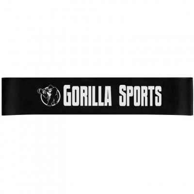 Gorilla Sports Fitness guma 35 lb, čierna