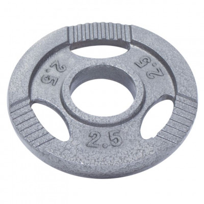 Gorilla Sports Záťažový kotúč, liatinový, 2,5 kg