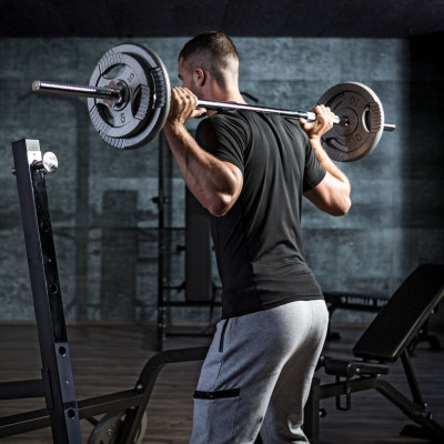 Gorilla Sports Činková tyč, 150 cm, chróm, 31 mm