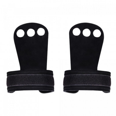 Gorilla Sports Mozoľníky Grips, 2 kusy, L, čierne