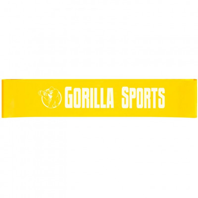 Gorilla Sports Fitness guma 20 lb, žltá