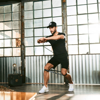 Gorilla Sports Fitness guma 20 lb, žltá