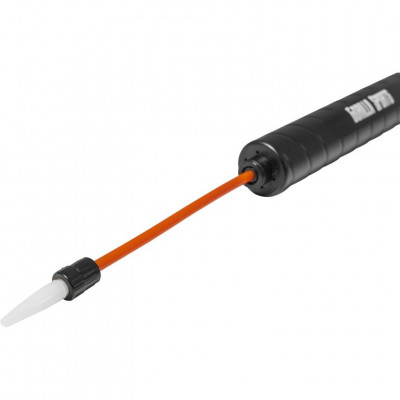 Gorilla Sports Pumpička na loptu, čierna, 30 cm