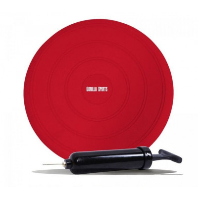 Gorilla Sports Balančná podložka, červená