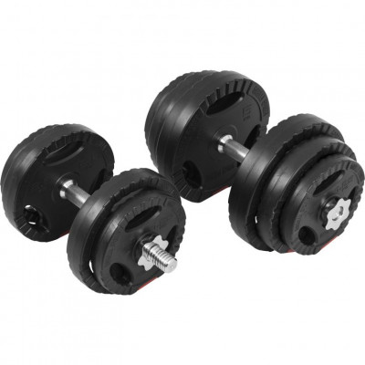 Gorilla Sports Sada činiek s plastovými kotúčmi, 30 kg