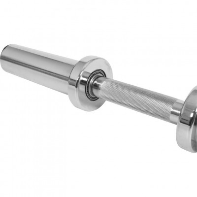 Gorilla Sports Činka s pružinovým zámkom, chróm, 50 cm