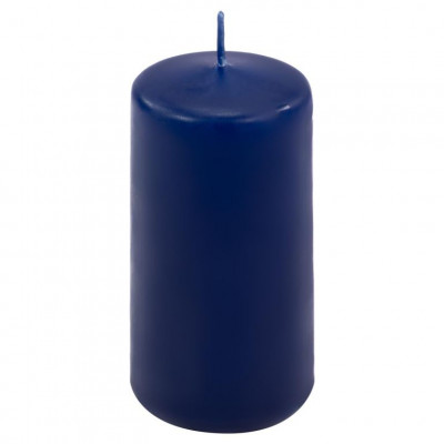 Modrá parafínová sviečka 10 cm, 20 h horenia, súprava 16 ks