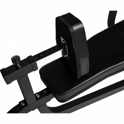 Gorilla Sports Šikmá posilňovacia lavica so stojanom na činku