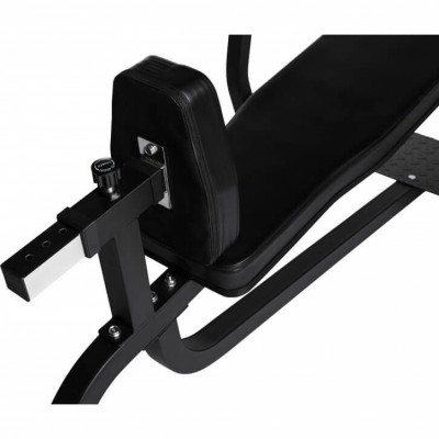 Gorilla Sports Šikmá posilňovacia lavica so stojanom na činku