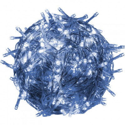 VOLTRONIC Svetelná reťaz 10 m, 100 LED, studená biela