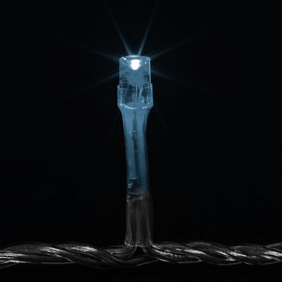 VOLTRONIC Svetelná reťaz 10 m, 100 LED, studená biela