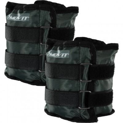 MOVIT záťažové manžety, 2 x 1,5 kg sivá