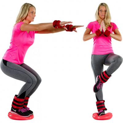 Balančný vankúš na sedenie MOVIT 33 cm, zelený