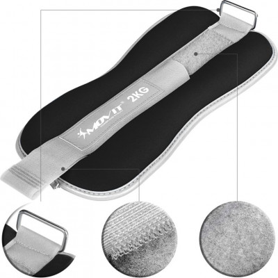 Neoprénové záťažové reflexné manžety 2 x 2 kg