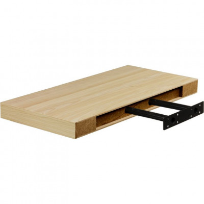 Nástěnná police STILISTA VOLATO - světlé dřevo 70 cm