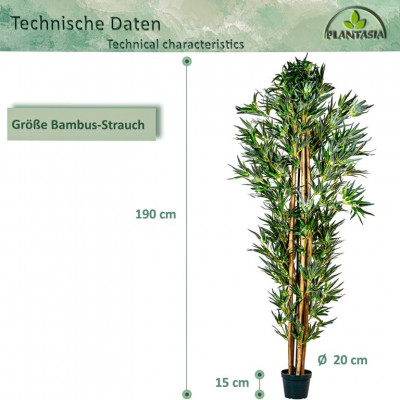 Umelý strom - bambus 190 cm