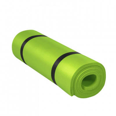 Gorilla Sports Podložka na jogu, 190 x 60 cm, svetlo zelená
