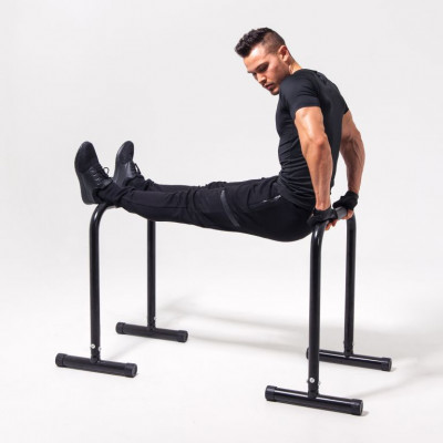 Gorilla Sports Viacúčelové bradlá, 61 x 38 x 73 cm, čierne