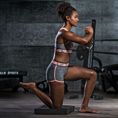 Gorilla Sports Balančná podložka na jogu, čierna