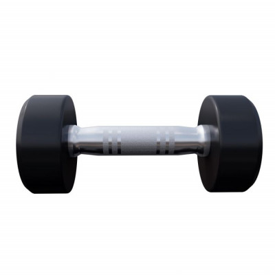 Gorilla Sports Guľaté jednoručné činky, gumové, 2 x 5 kg