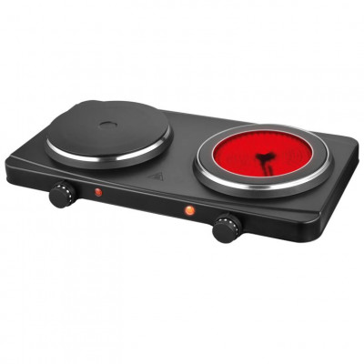 Elektrická varná platnička s dvomi horákmi, 220 - 230 V