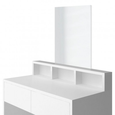 MIADOMODO Kozmetický stolík, biela