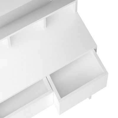 MIADOMODO Kozmetický stolík, biela